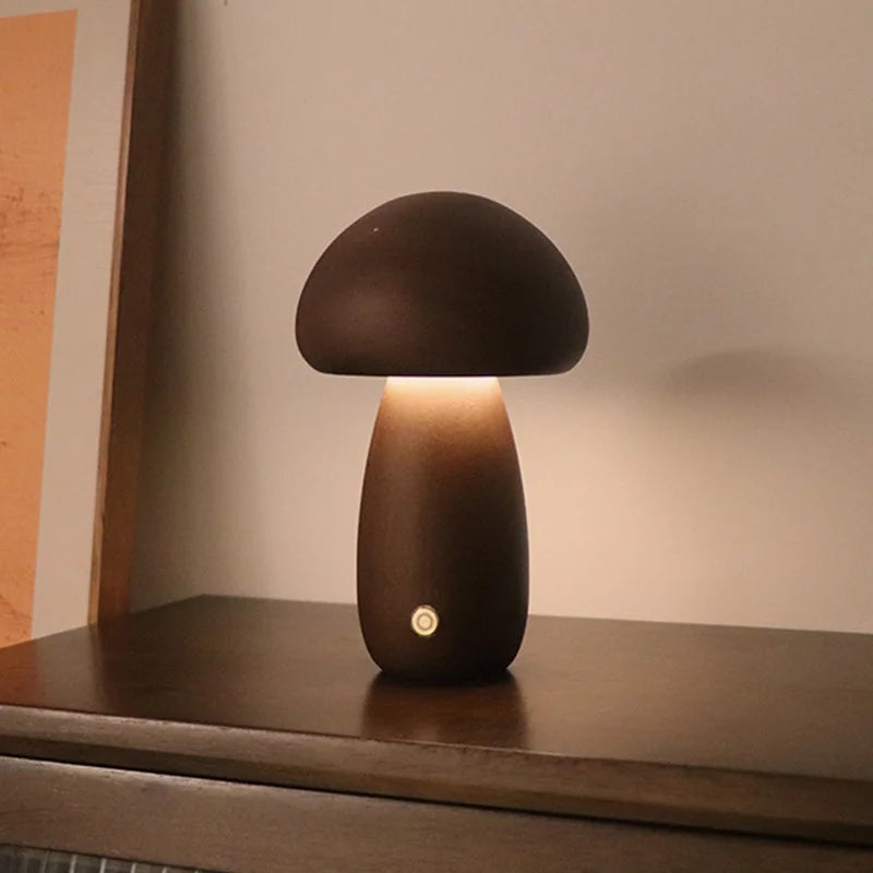 Toadstool Wood Lamp