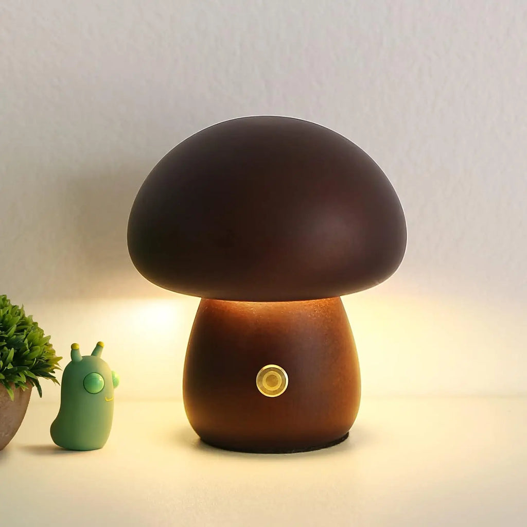 Toadstool Wood Lamp