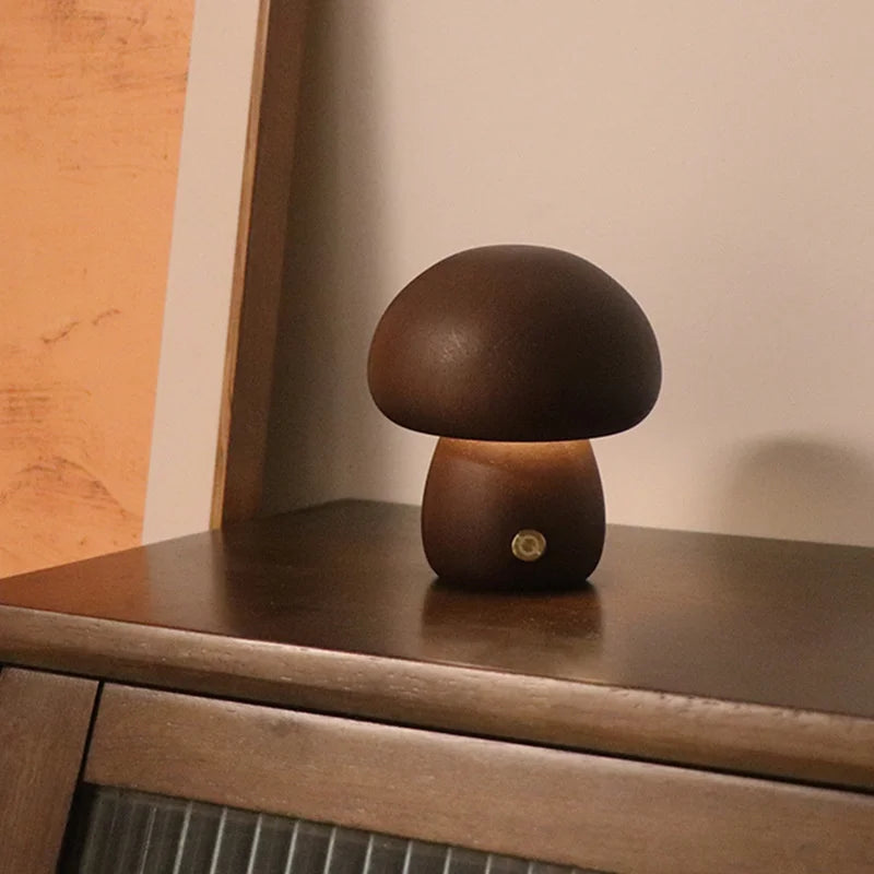 Toadstool Wood Lamp