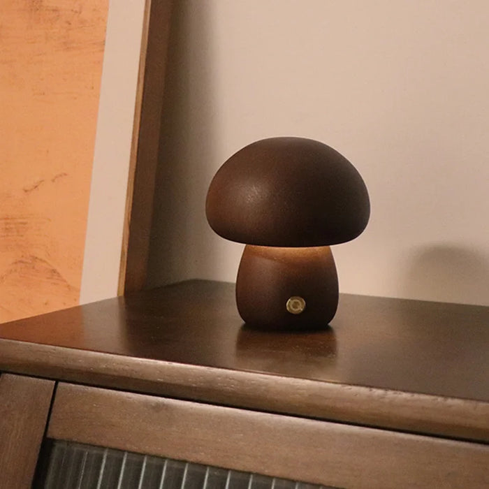 Toadstool Wood Lamp
